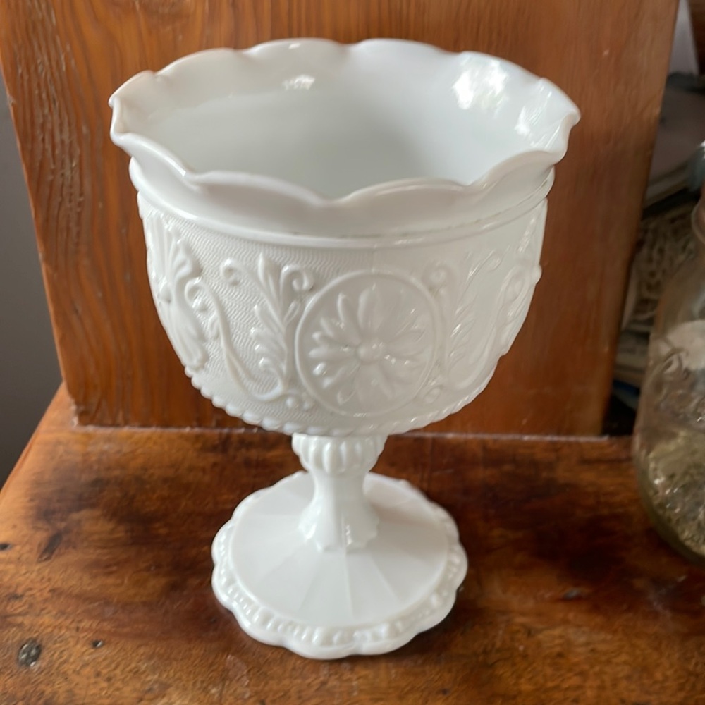 Milkglass Compote
